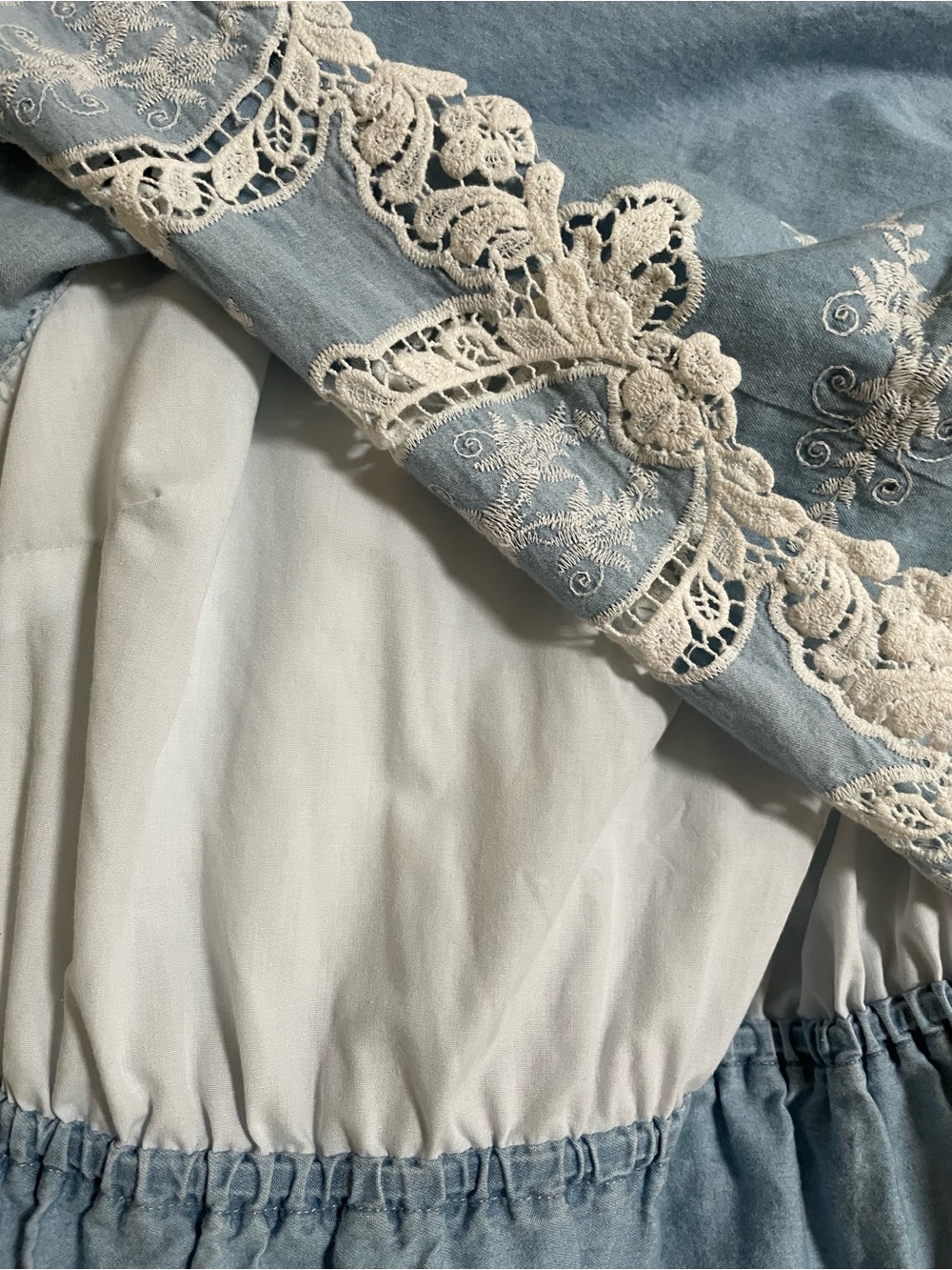Maison Jules Provence Chambray Dress S - Picture 6 of 8